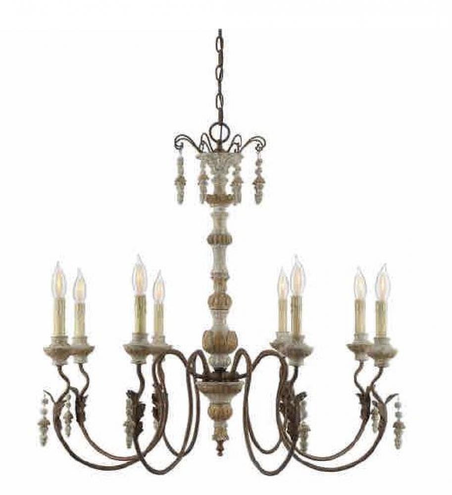 Dauphin 8-Light Chandelier in Avignon