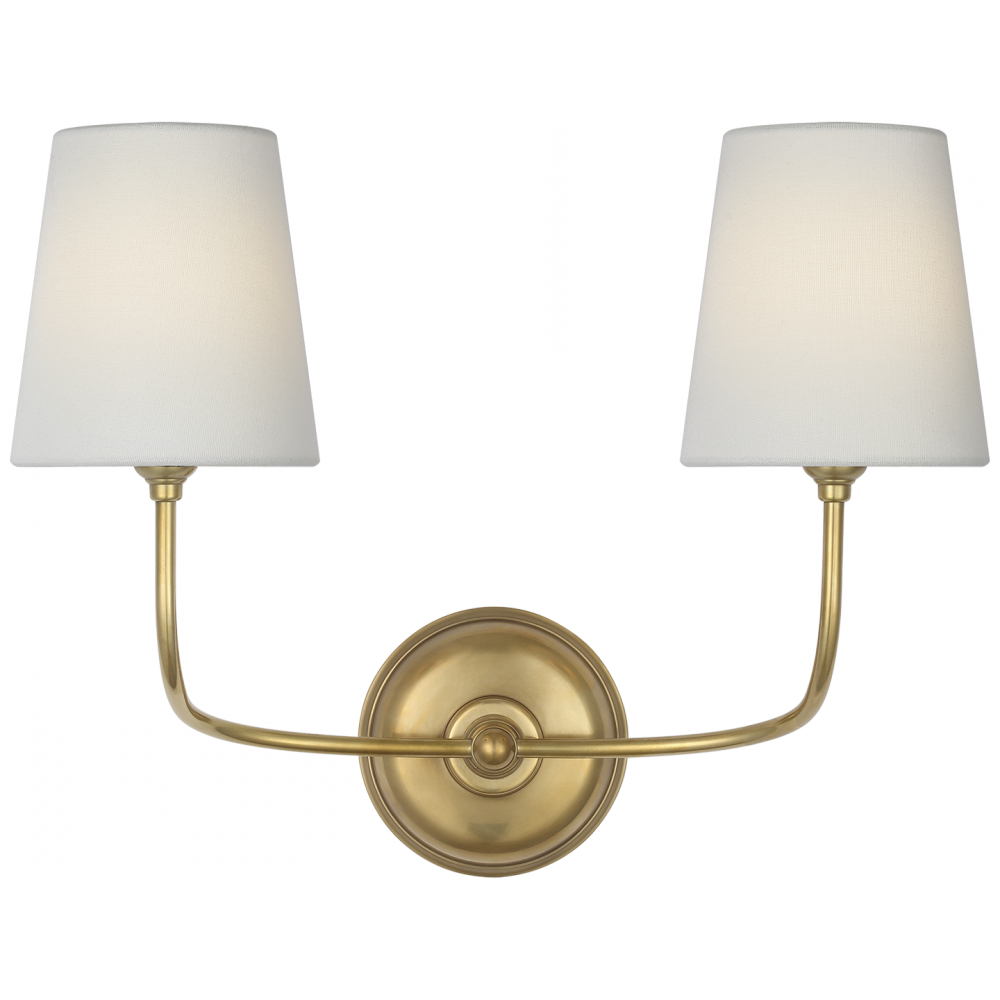 Vendome 16" Cordless Double Sconce