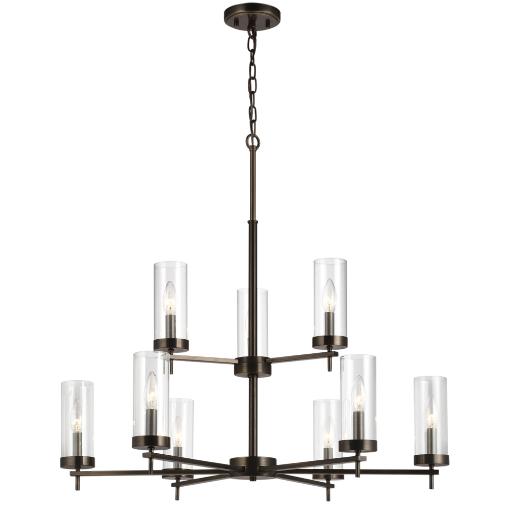 Zire Nine Light Chandelier