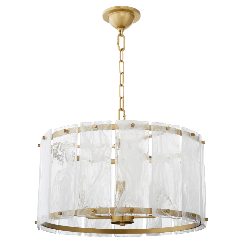 PRESTIGE 4 LIGHT PEND - AGED BRASS