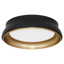 Quorum 8-2018-5947 - LEGEND 18" SHADE KIT - MATTE BLACK/BRUSHED BRASS