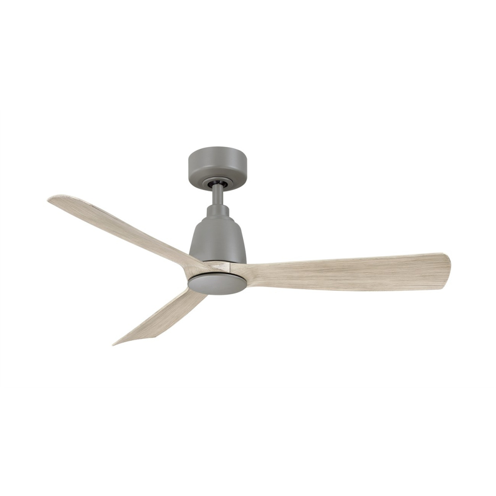 Kute 44 inch Indoor/Outdoor Ceiling Fan - Antique Graphite with Light Oak blades