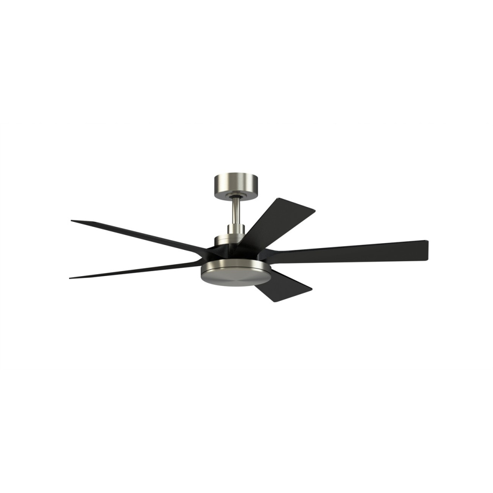 TorchAire 52 inch Indoor/Outdoor Ceiling Fan with LED CCT Select Light Kit - Brushed Nickel